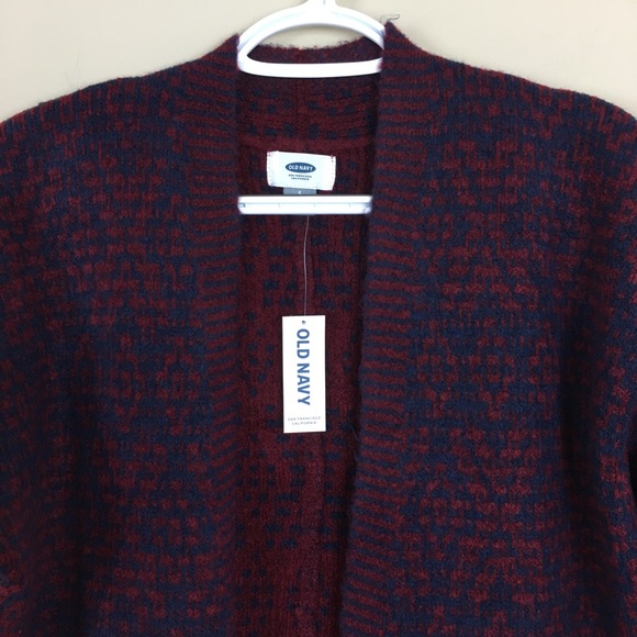 Old Navy Womens Open Front Knit Duster Cardigan - Picture 4 of 8